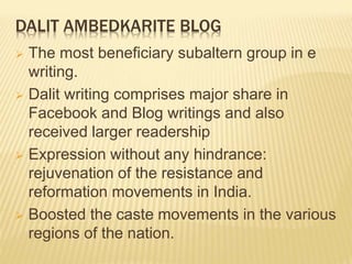 Internet, Social movement and Literature.pptx
