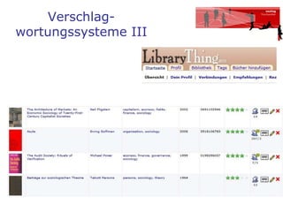 Verschlag- wortungssysteme III 