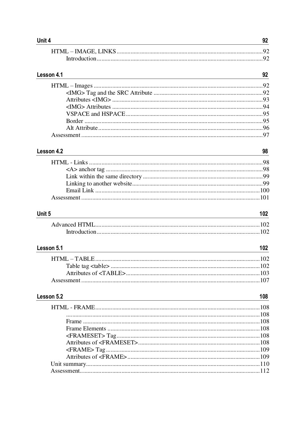 Internet technology and web designing