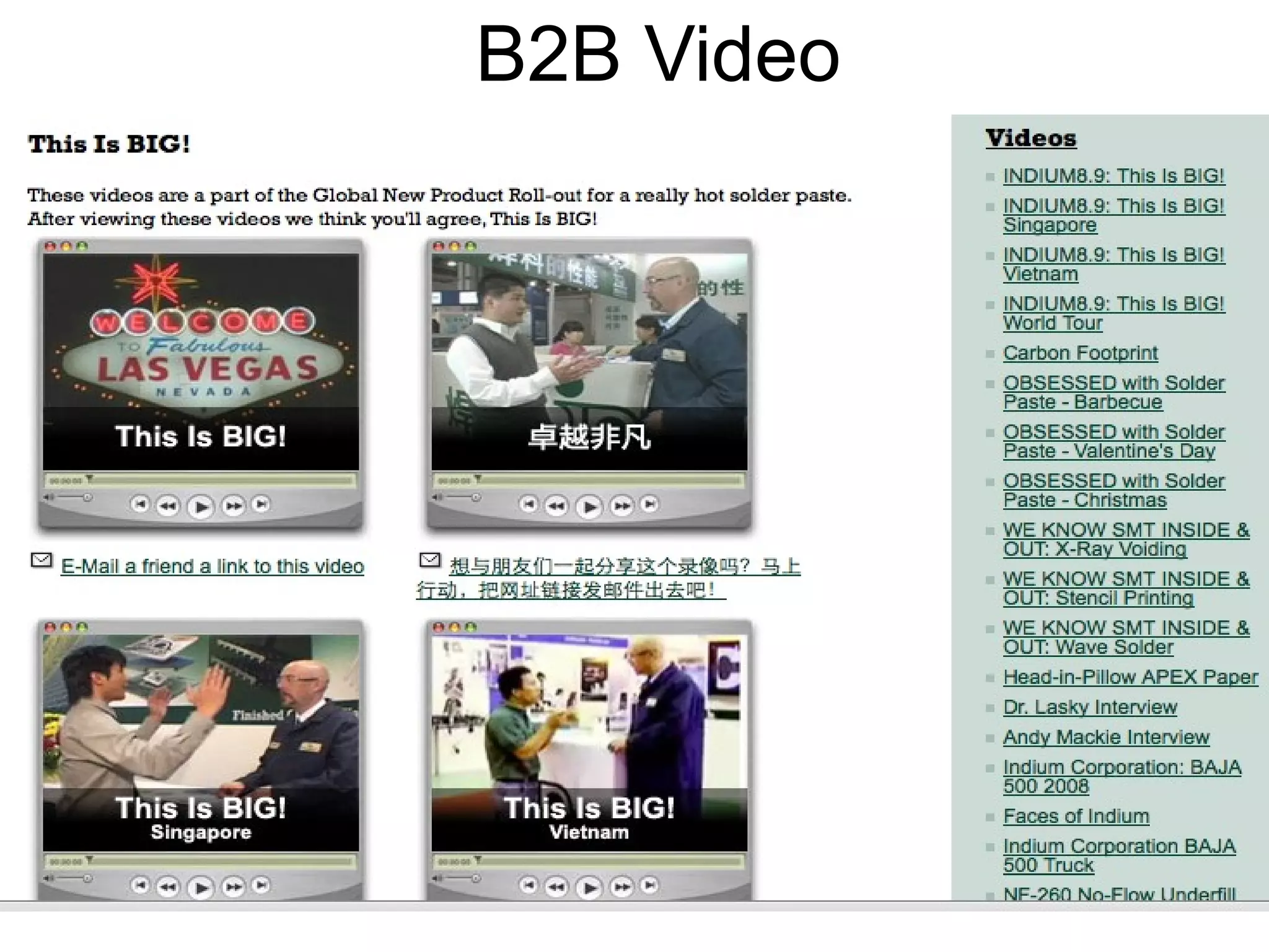 B2B Video 