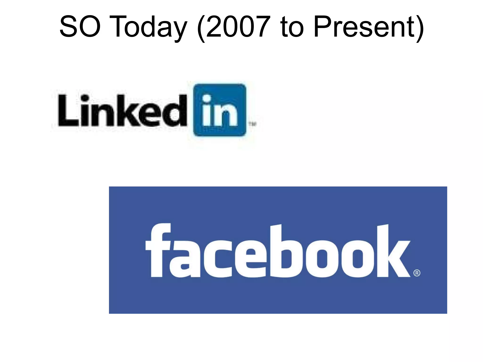 SO Today (2007 to Present) 