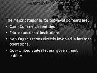 Internet terminologies | PPTX