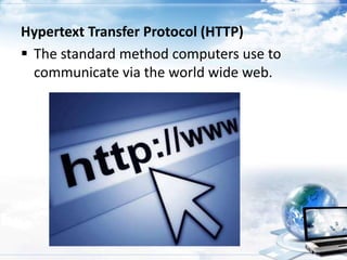 Http Computer Science Sentence Internet Terms and Definitions | PPTX