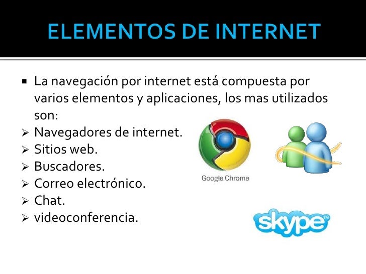 ELEMENTOS DE INTERNET