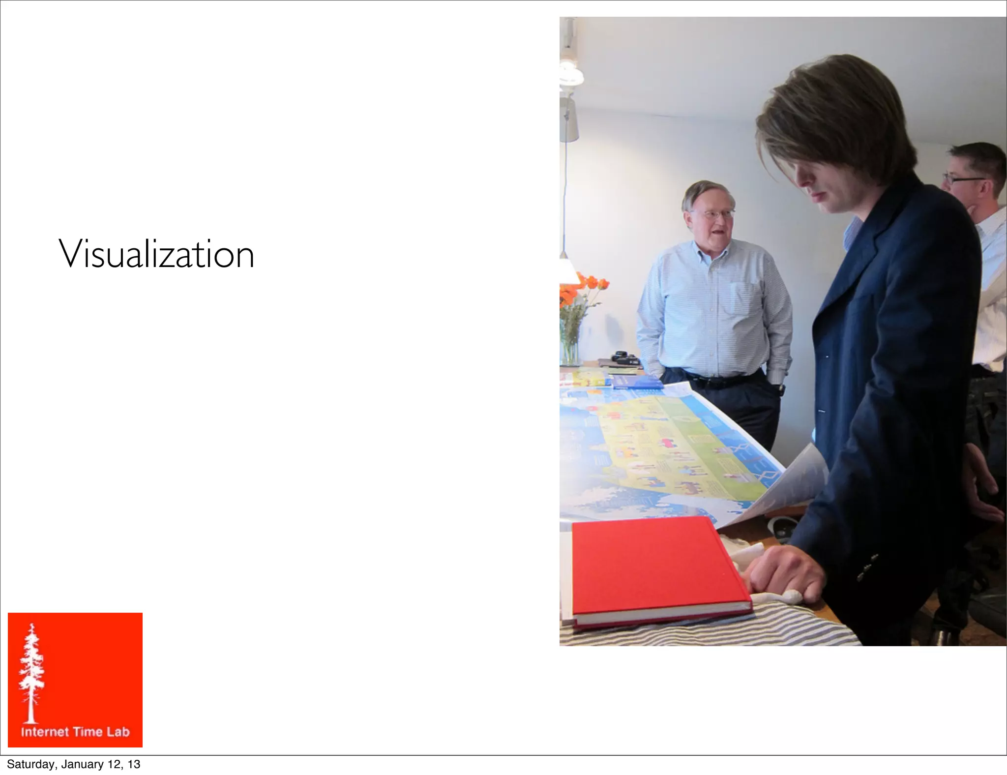 Visualization




Saturday, January 12, 13
 