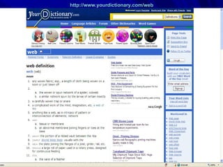 http://www.yourdictionary.com/web 