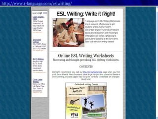 http://www.1-language.com/eslwriting/   