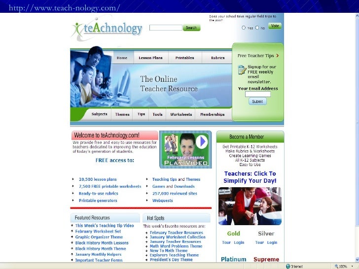 Http Www Teach Nology Com Tour Http Www Teach Nology Com Tour