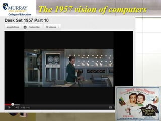 The 1957 vision of computers
 