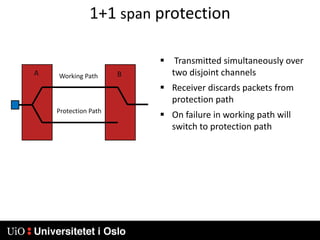 If a node recives data over this interface, it will be able to switch the recived data on a packet-by-packet basis based on the label attached.