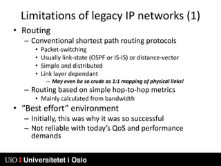 For example, SONET TDM. 