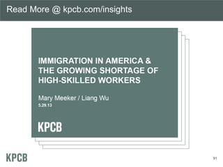 Read More @ kpcb.com/insights
91
 