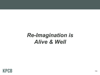 Re-Imagination is
Alive & Well

104

 