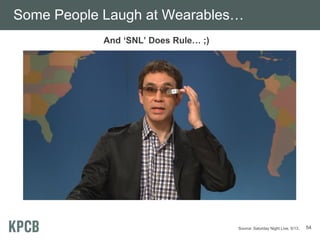 Some People Laugh at Wearables…
And ‘SNL’ Does Rule… ;)

Source: Saturday Night Live, 5/13.

54

 