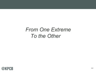 141 
From One Extreme 
To the Other 
 