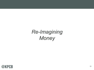 51 
Re-Imagining 
Money 
 