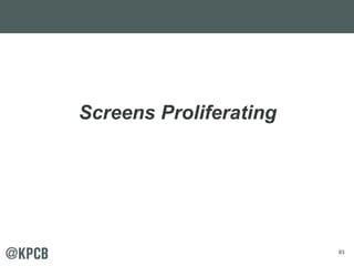93 
Screens Proliferating 
 