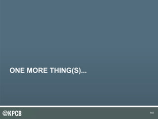 140
ONE MORE THING(S)...
140
 
