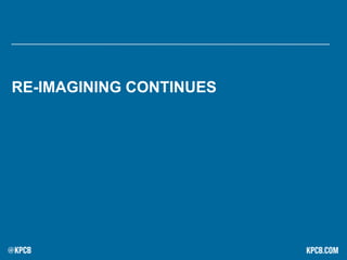 RE-IMAGINING CONTINUES
 