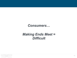 101
Consumers…
Making Ends Meet =
Difficult
 