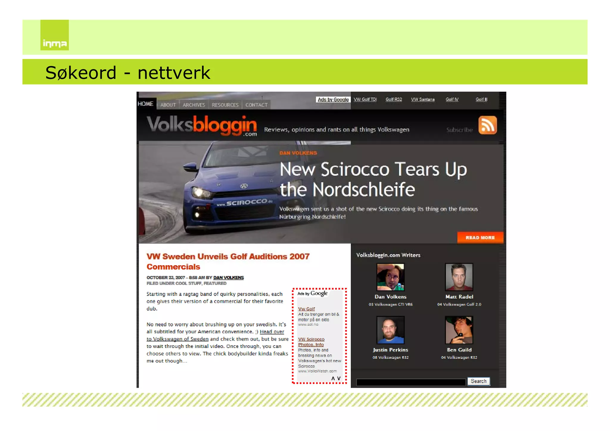 Internettskole2009 Dag1