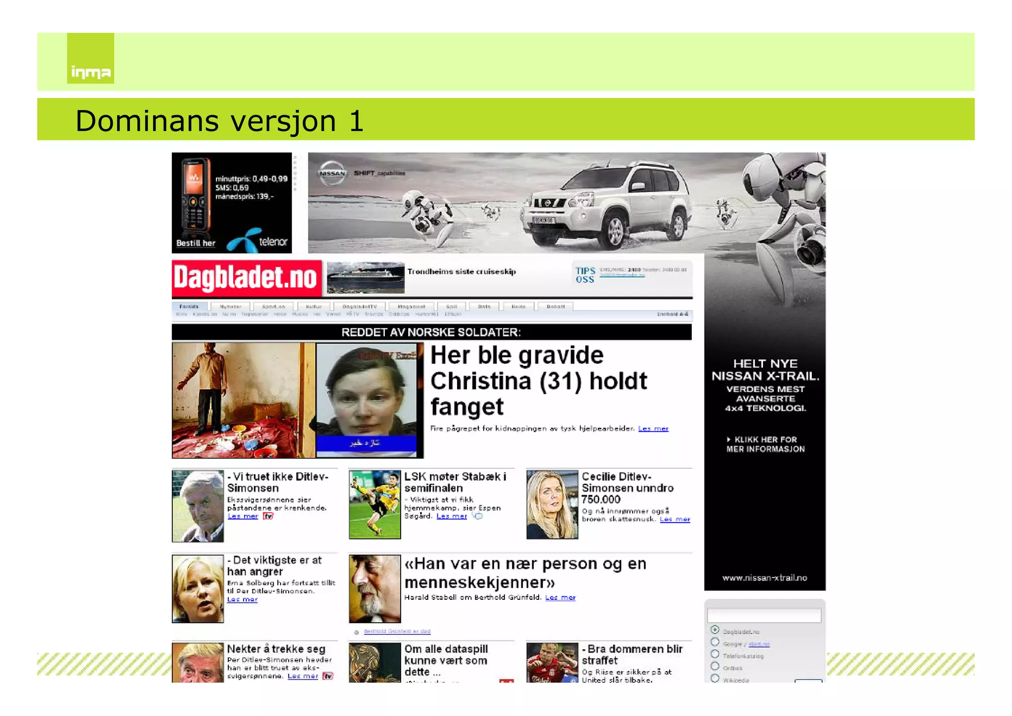 Internettskole2009 Dag1