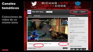Canales
temáticos

Colecciones de
vídeo de un
mismo tema
 