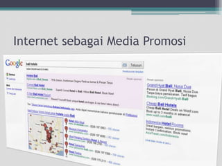 Internet sebagai Media Promosi