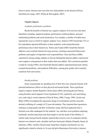 Internet use and its impact on secondary school students in chian | PDF