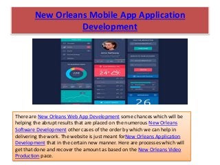 New Orleans Mobile App Application
Development
There are New Orleans Web App Development some chances which will be
helpin...