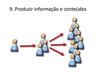 9. Produzir informação e conteúdos
 