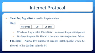 Packet Data Flags Internetworking - IP | PPSX