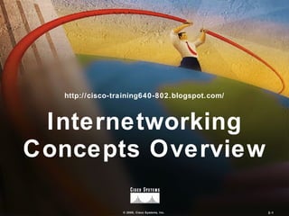 http://cisco-training640-802.blogspot.com/ Internetworking Concepts Overview 