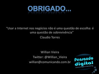 Interação do site com redes sociais@Willian_Vieira