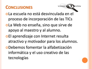 Conocer las ventajas e inconvenientes