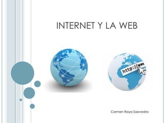 INTERNET Y LA WEB

Carmen Raya Saavedra

 