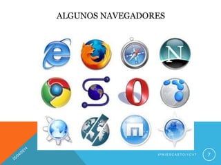 ALGUNOS NAVEGADORES
I P N / E S C A S T O / 1 C V 7 7
 