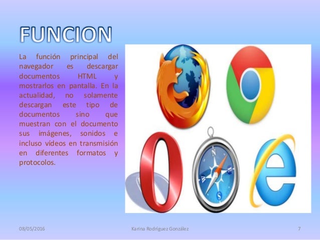 y navegador web