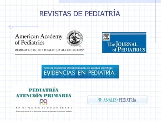 REVISTAS DE PEDIATRÍA 