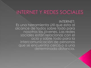 Internet y redes sociales 2
