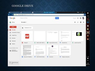 GOOGLE DRIVE
 