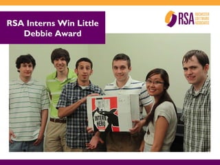 RSA Interns Win Little Debbie Award 