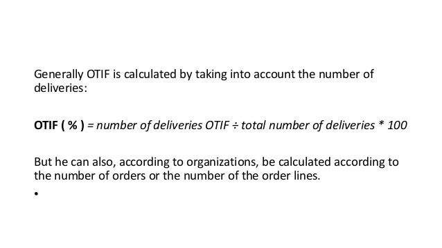 Supply chain imporvement