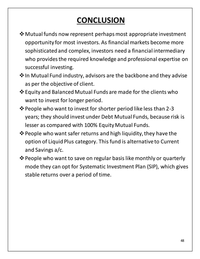 Performance And Analysis Of Mutual Funds In India Pdf Performance And Analysis Of Mutual Funds In India Pdf