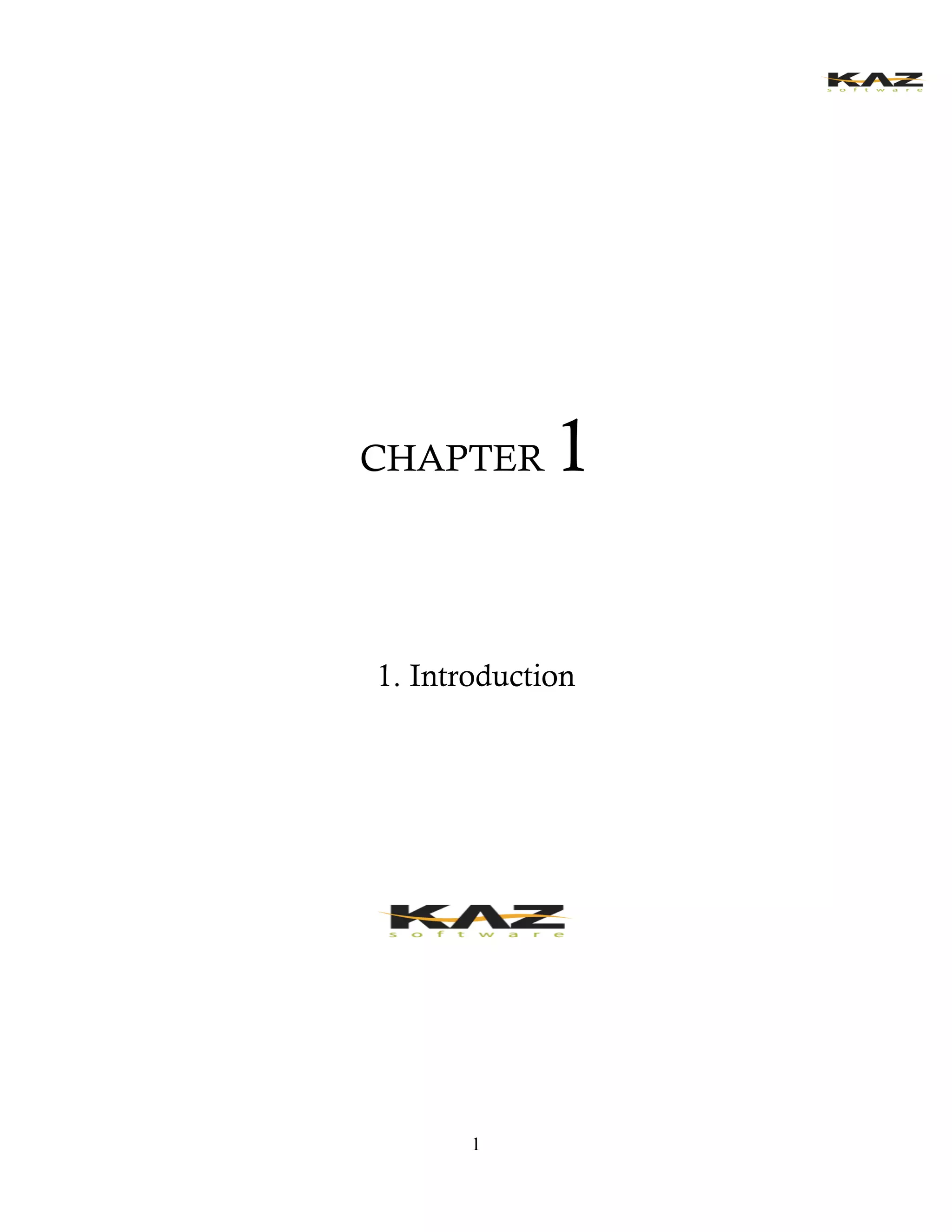 1 
CHAPTER 1 
1. Introduction 
 