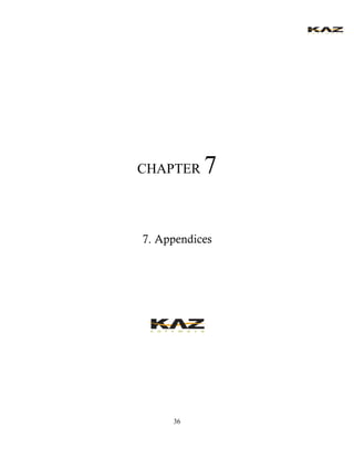 36 
CHAPTER 7 
7. Appendices 
 