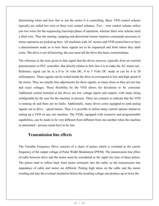 Vfd Stopping Methods Chart.pdf variable frequency drive and its energy saving by MD FARYAD ALAM | PDF
