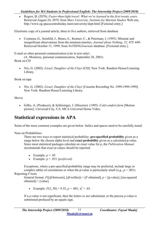Insignificant Department Internship | PDF
