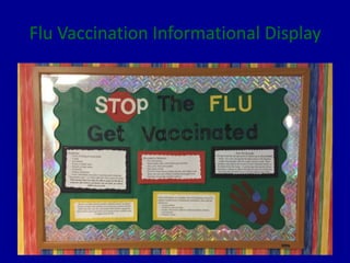 Flu Vaccination Informational Display
 