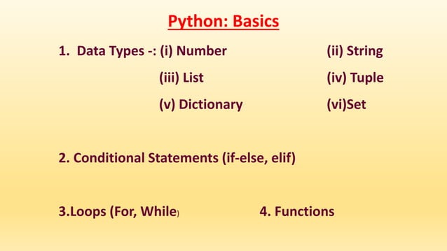 Python Summer Internship | PPTX | Programming Languages | Computing